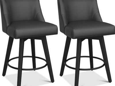 SET OF 2 COUNTER HEIGHT BAR STOOLS *NEW* chairs