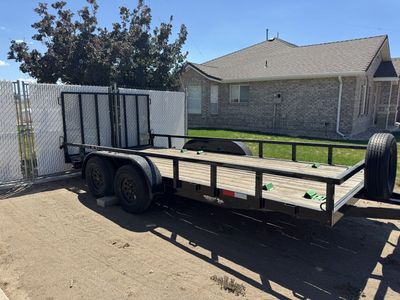 16’ flatbed trailer