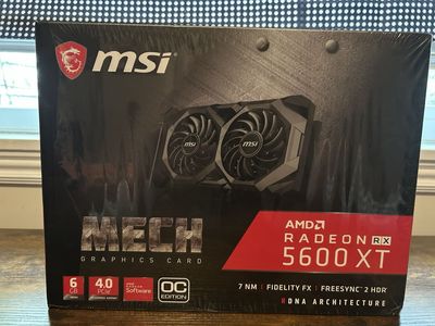 MSI RX 5600 XT Mech OC Graphics Card GPU