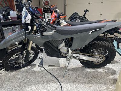 2024 Stark VARG MX 80 HP Alpha Electric Dirt Bike - Grey, 18" XC Wheel, 2.6 Mi, Mint Condition
