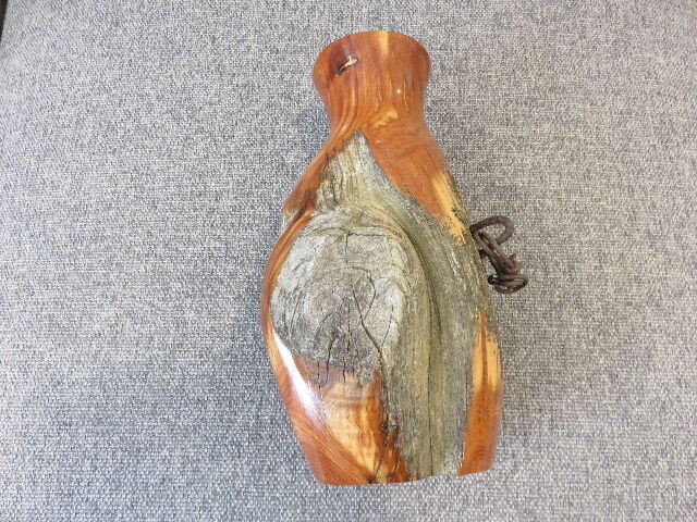 Boundry Line Rustic Handcrafted Wood Fence Post Vase 9 Dixie - made in Montana