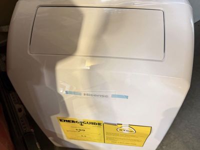Hisense 7000 BTU Portable Air Conditioner with Exhaust Hose & Window Kit