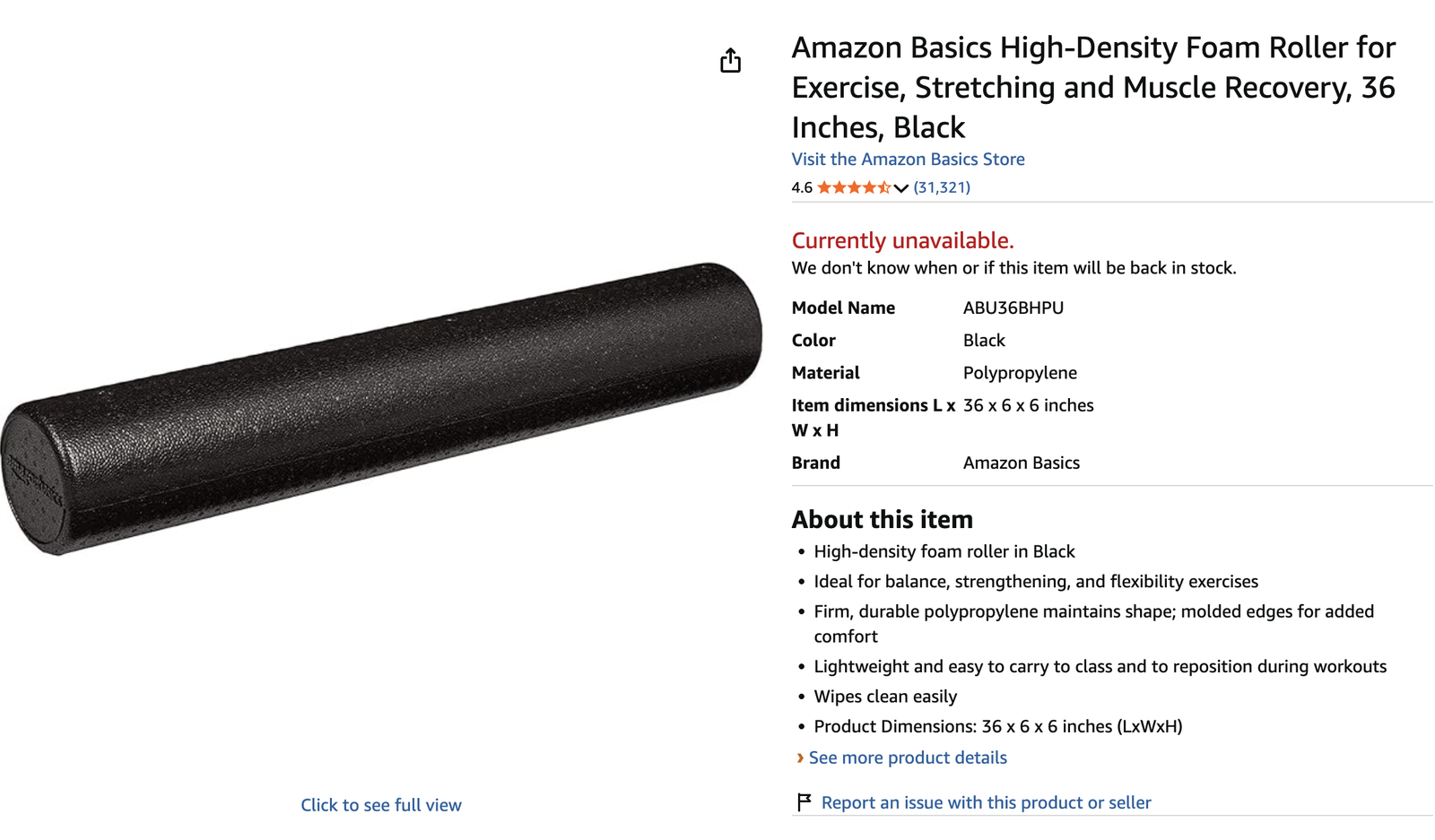High-Density Foam Roller