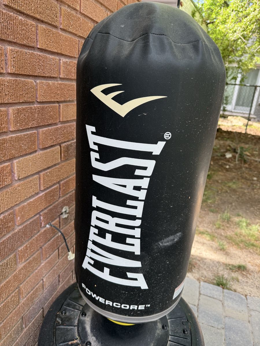Everlast punching bag good condition