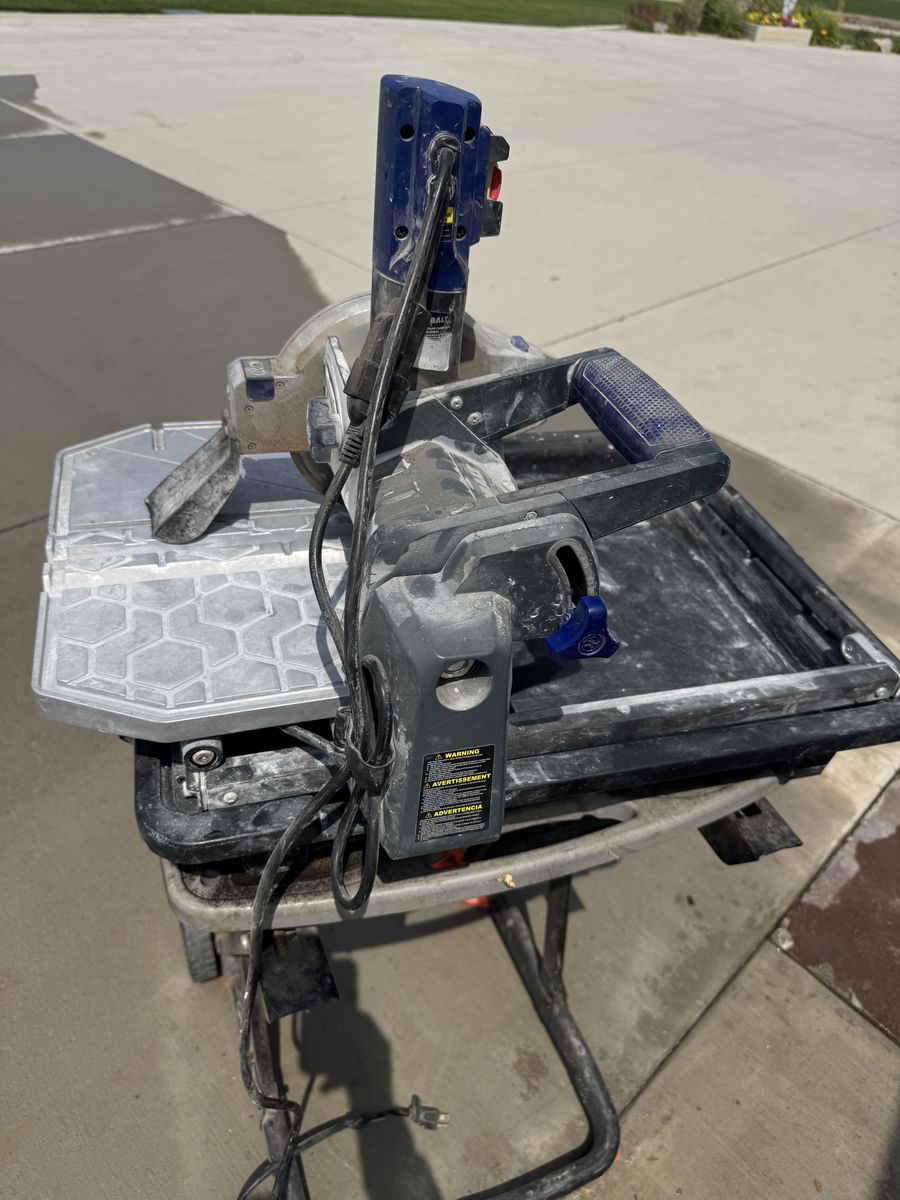 Kobalt Tile Saw