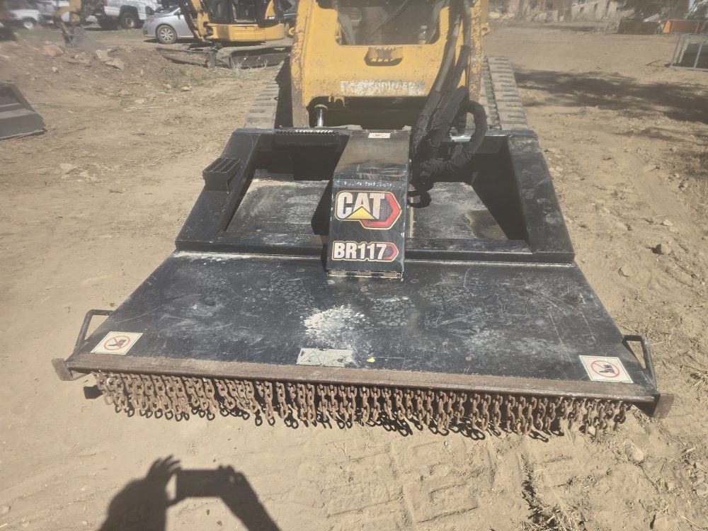 72" Cat Caterpillar skid steer brush hog / cutter