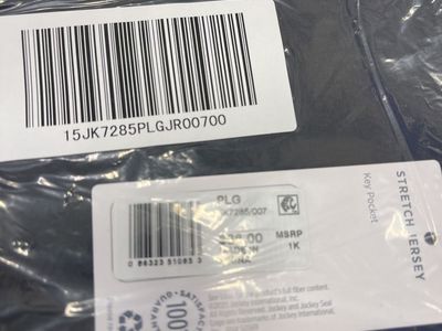2 jockey stretch jersey black tops