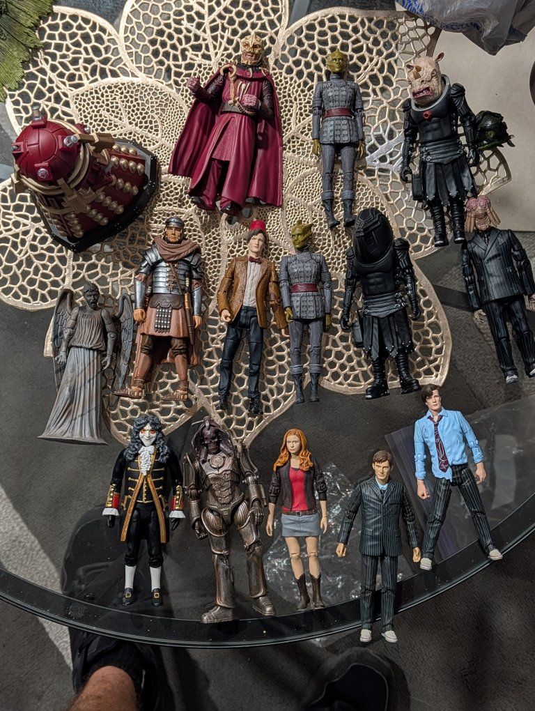 Doctor Who Action Figures Lot $90 OBO - 12 Characters & Dalek - Used Collectibles