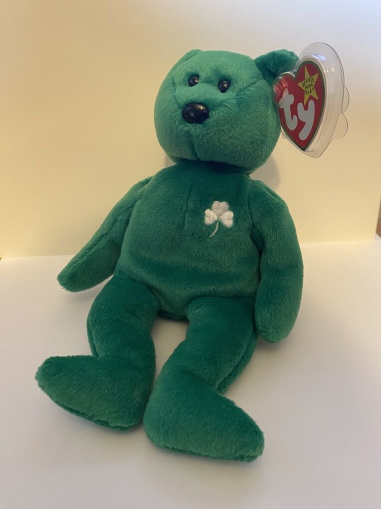 Mint 1997 TY Erin The Irish Bear With Errors