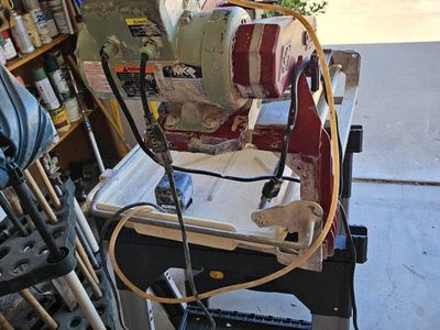 MK Tile Saw MK-101 1.5 HP 10 in Wet Tile Saw - Professional Grade