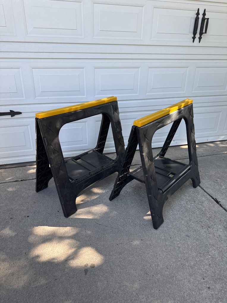 Saw Horses, Folding, Heavy Duty, Like New, $45.00