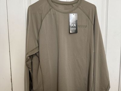 Kuiu Peloton 118 Primeflex Long Sleeve Shirt Tan XL New