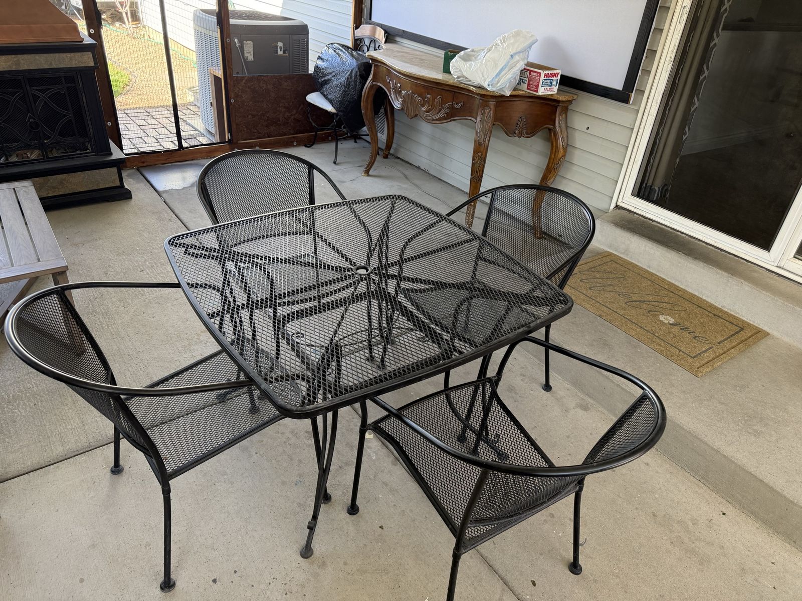 Metal Patio Set