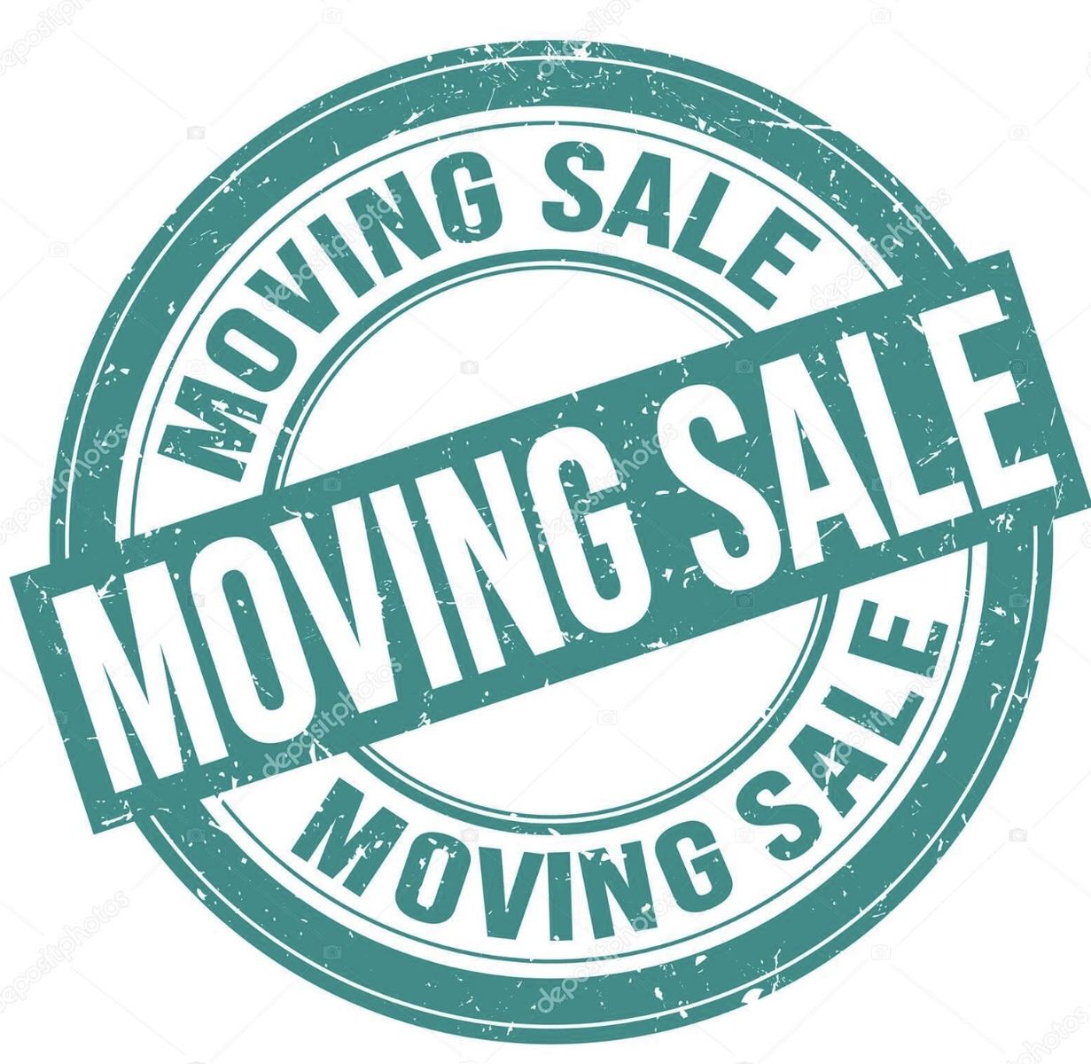 Moving Sale August 29th 7:30am - 12:00pm