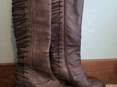 Brown High Heel Boots