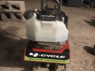 Earthquake mini tiller 4 cycle gas powered