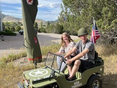 MINI WWII ARMY JEEP FOR SALE (PAZ125-2)