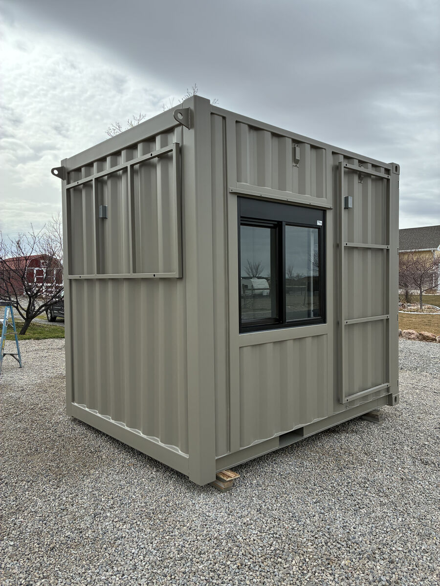 10' High Cube Shipping Container Vending Stand