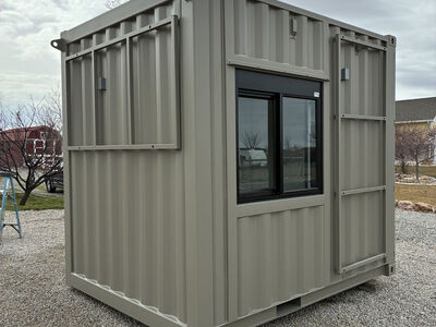 10' High Cube Shipping Container Vending Stand