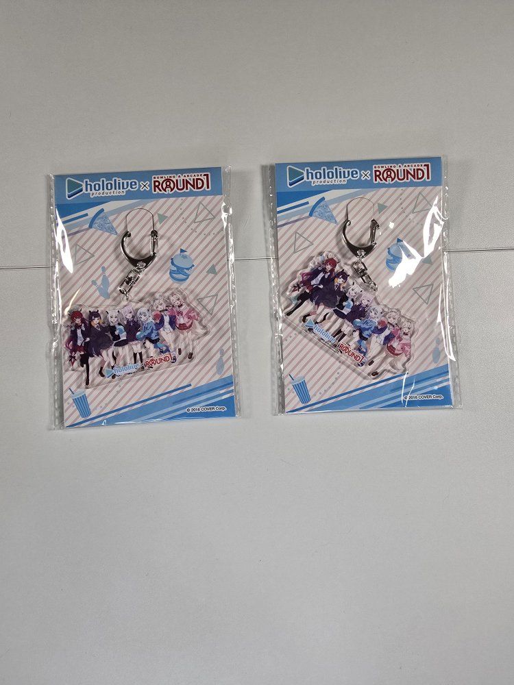 Hololive X Round 1 USA Collab Exclusive Limited Keychain