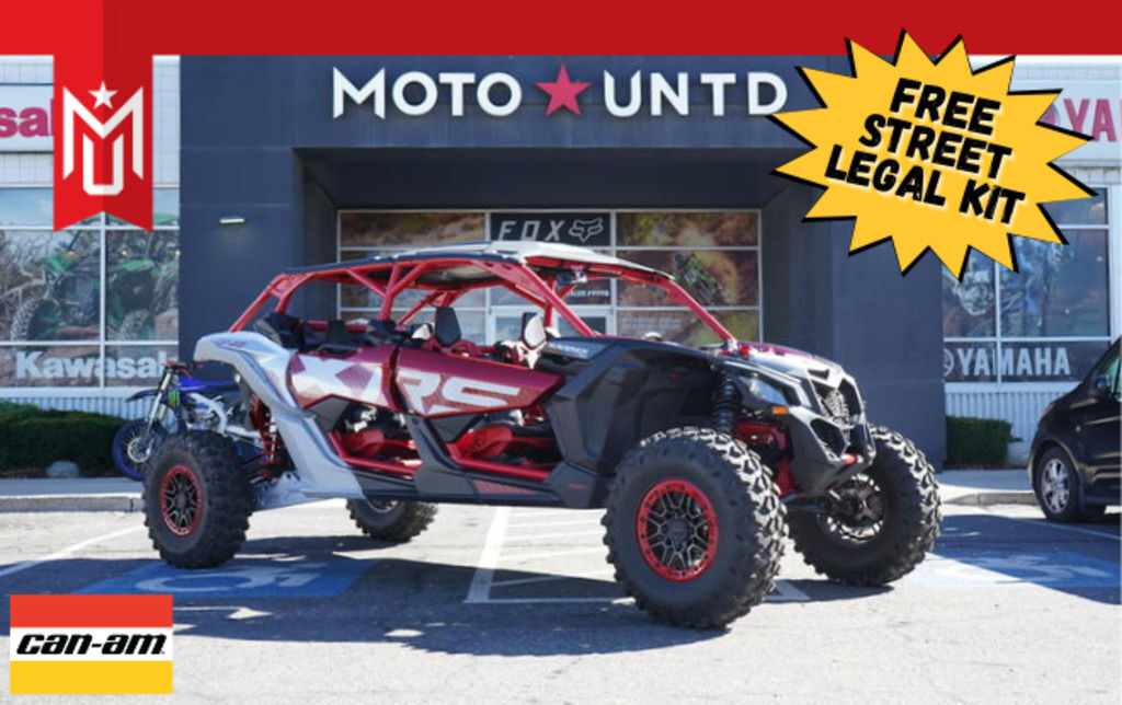 2025 Can-Am® Maverick X3 Max X RS Turbo RR Fiery Red & Hyper Silver