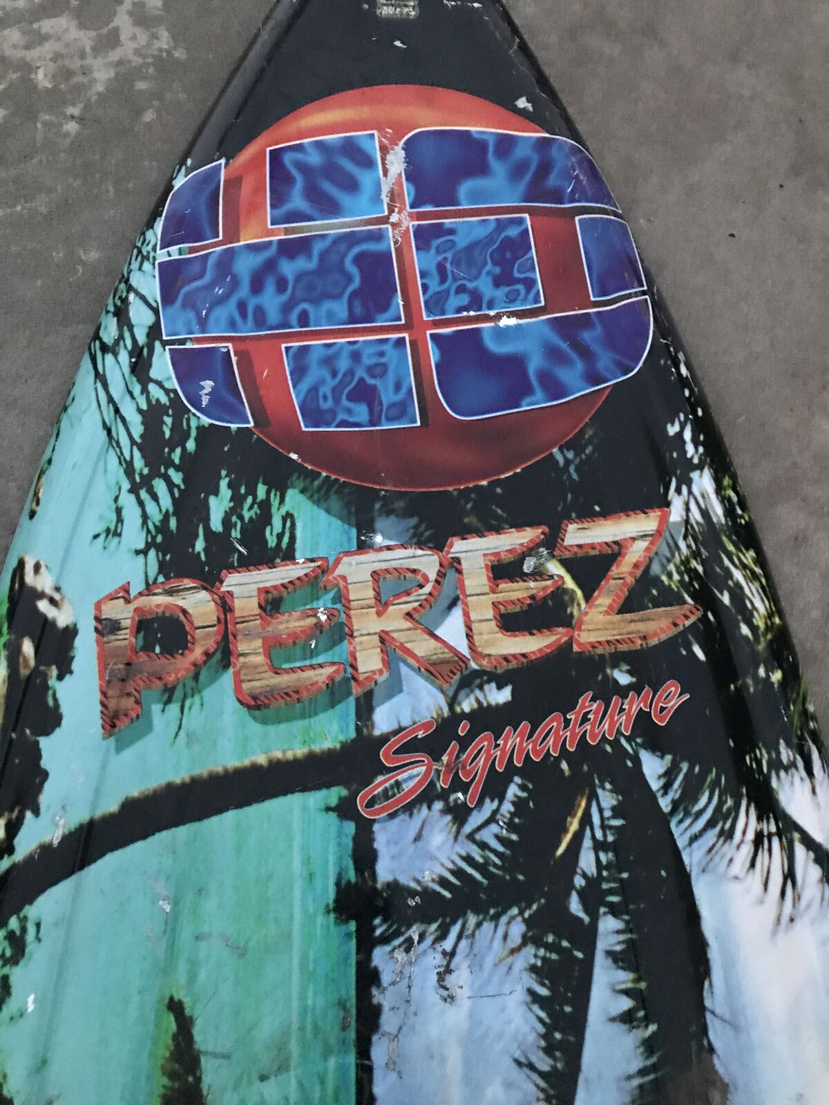 Vintage collectible hyper light Perez pro model Wakeboard with composite construction