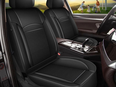 SEAT COVERS FOR JEEP COMPASS 2012-2024 FULL SET 5 SEATS - LEATHER ICE SILK_NEW!!!