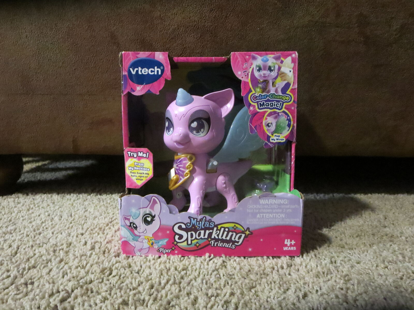 Vtech Myla's sparkling friends piper the dragon new