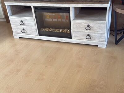 Tv Stand With fireplace