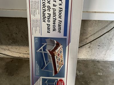 Quilting floor frame