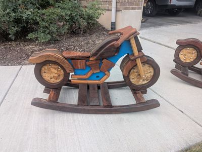 Toddler motorcycle rocker