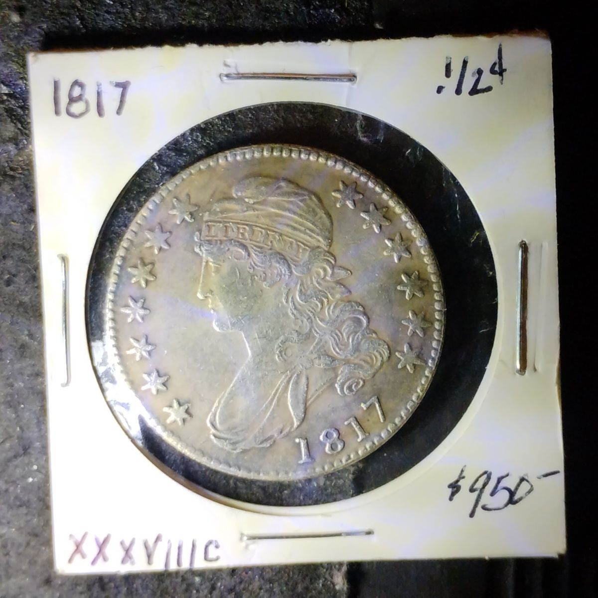 Rare 1817 half dollar