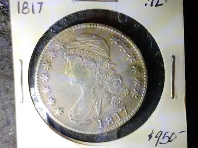 Rare 1817 half dollar