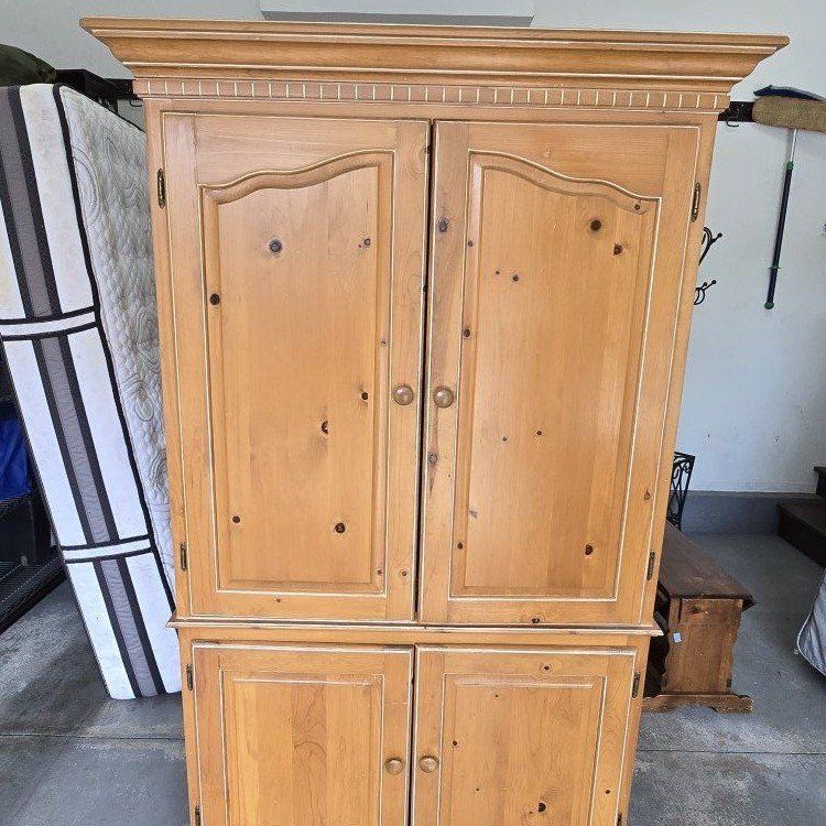 Solid Pine Armoire