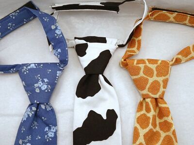 Boy Ties, Washable, Size 6 mos-4 years