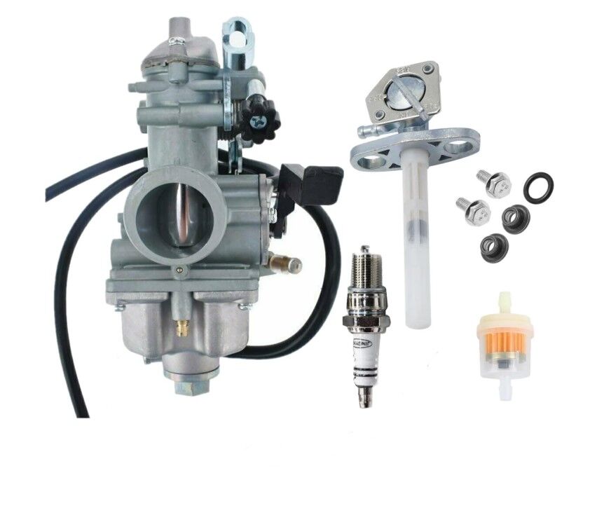 1996-2004 Honda XR250R XR250 - Carburetor & Fuel Valve Petcock with Spark Plug