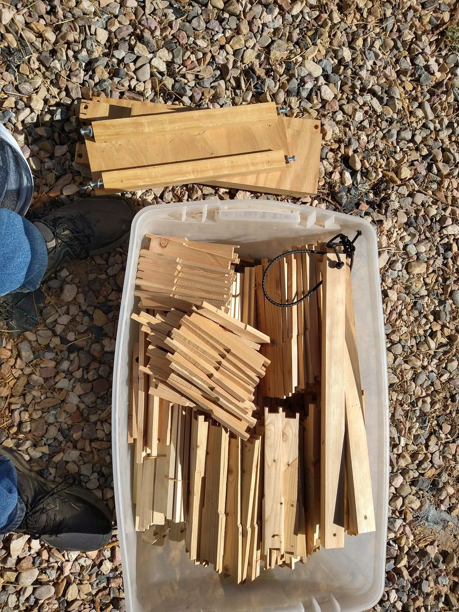 Beekeeping Wax Frames - Unassembled & Unused. Includes an assembly jig