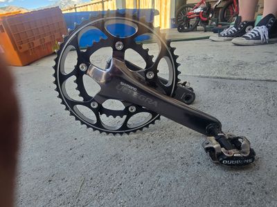 Shimano Ultegra 6750 Double Crankset 50-34T – Hollowtech II Road Bike Crank with SPD Pedals
