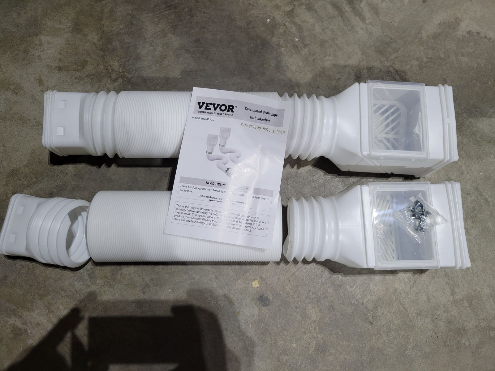 Vevor Rain Gutter Downspout Extensions