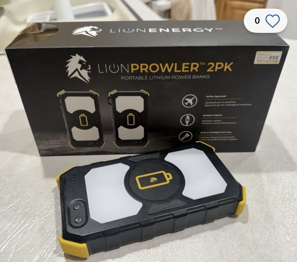 Lion Prowler 2 Pack Battery Power Banks