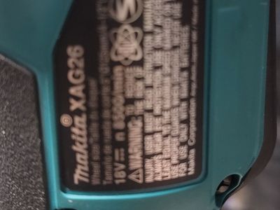 Brand New Cordless Makita Angle Grinder