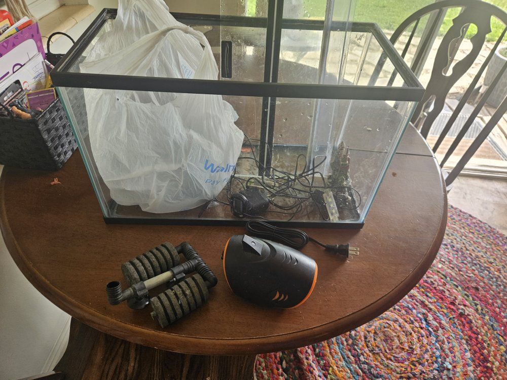 20 gallon long and 10 gallon fish tank