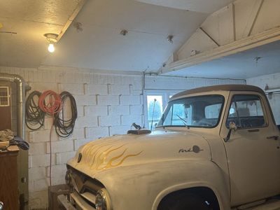 55 Ford F 100 Pick Up & 1963 Sm Travel Trailer