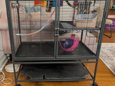 Critter Nation Rat Cage + Ultimate Spoiled Rat Bundle