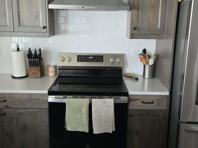 GE above range hood and fan