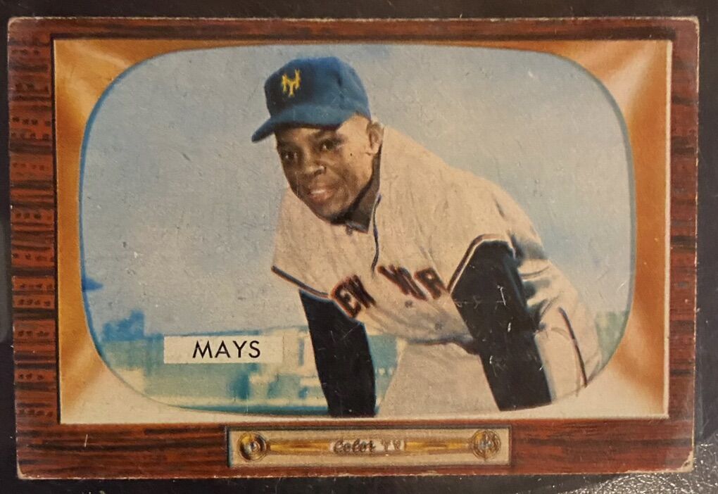Willie Mays 1955 Bowman Original #184