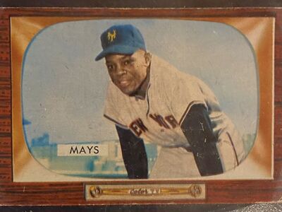 Willie Mays 1955 Bowman Original #184