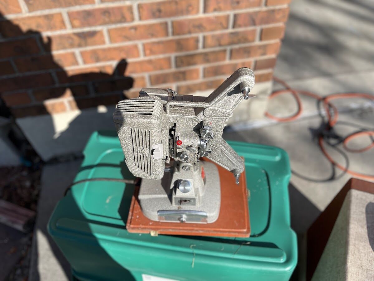 Vintage Keystone 109S 8mm Film Projector with Case 750 Watt