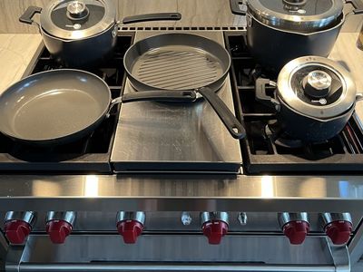 Greenpan cookware - pots pans and lids