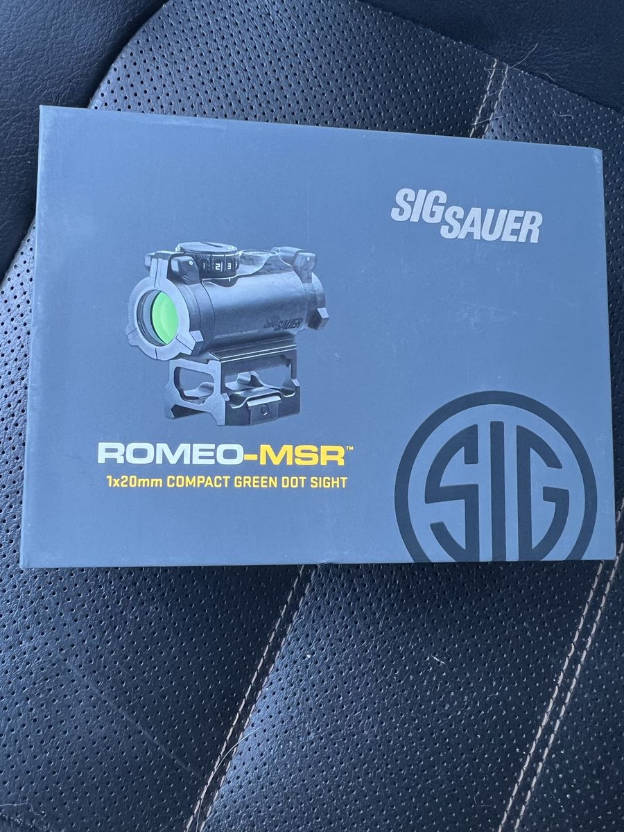 Sig Sauer Romeo-MSR 1x20mm Compact Green Dot Sight SOR72002